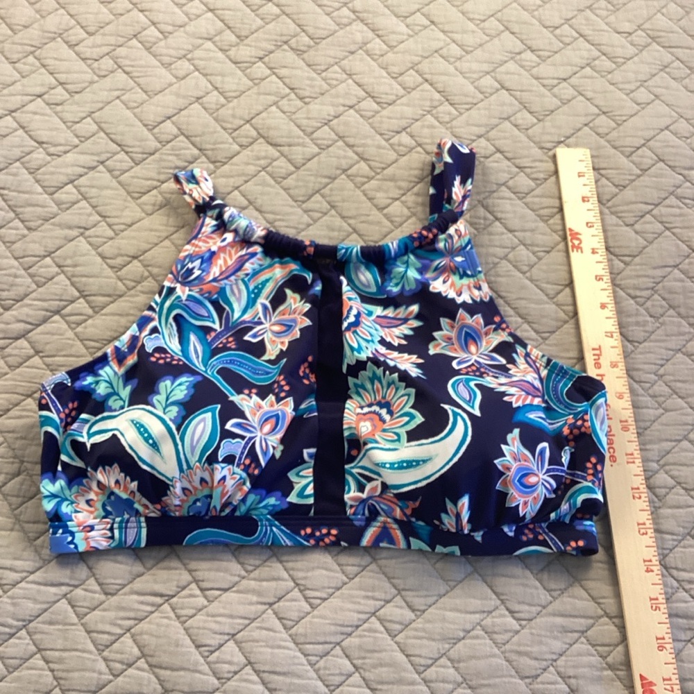 Elemar 2piece Floral High-Neck Bikini Sz 14